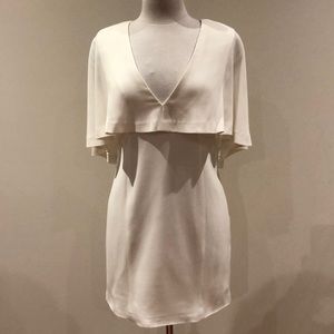 Marciano white cape dress size S